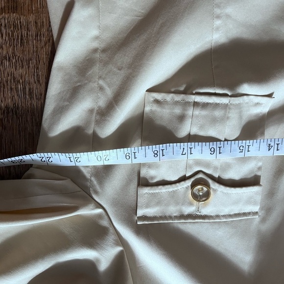 VINTAGE Escada utility jacket beige golden bottons size 44 - Picture 6 of 8